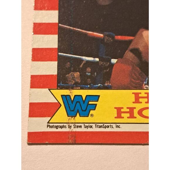1987 Topps WWF Hulk Hogan Trading Card #3 Vintage Wrestling - Picture 2 of 3